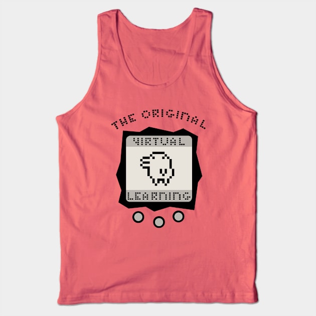 Original Virtual Learning Tank Top by ClayGrahamArt